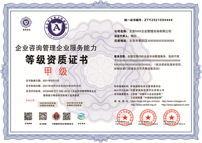 申報企業(yè)咨詢管理資質(zhì)投標(biāo) 須備